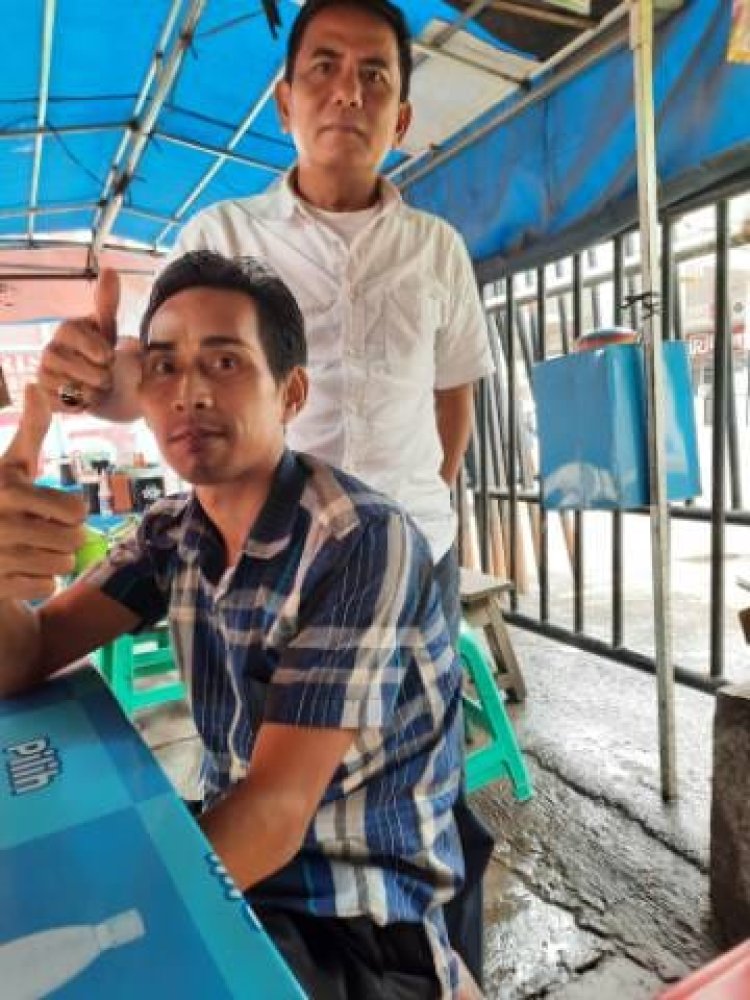 Polisi RW: Aipda Endang Setiawanto Humas Polsek Cikupa Berkunjung ke pak Junaidi, Kp. Pasir Jaya RT 05