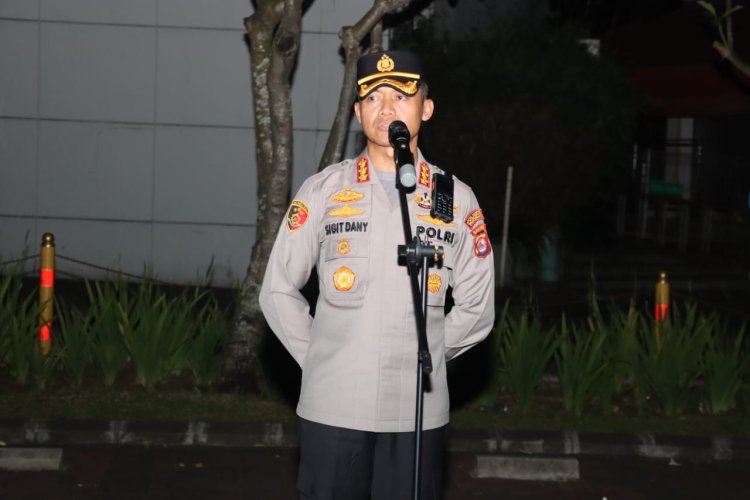 Apel Ops Cipkon dan Patroli Mobile antisipasi maraknya Kejahatan 3C dan kenakalan remaja di Darkum Polresta Tangerang