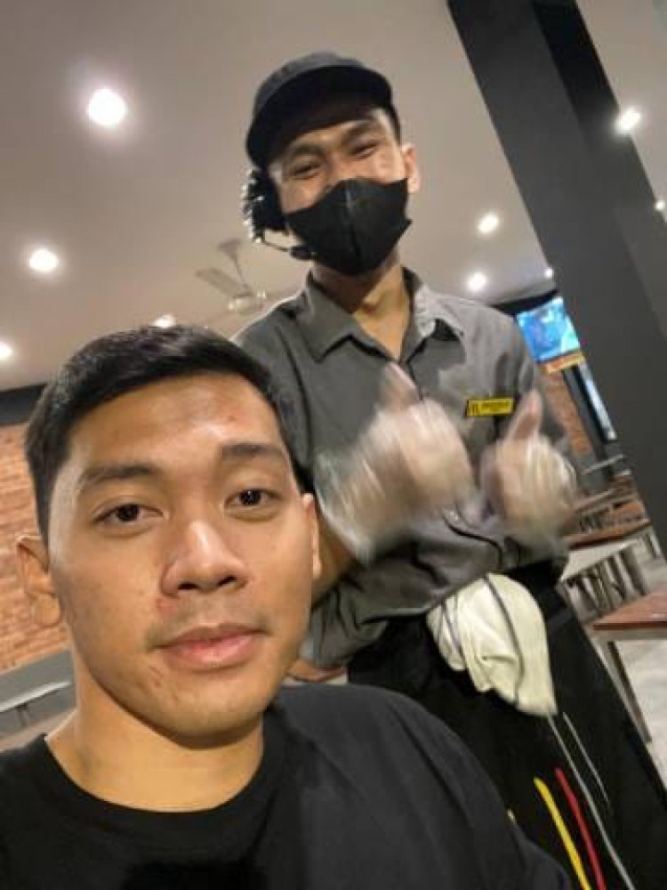Ipda Muhamad Adhi Utomo, S.Trk, Polisi RW Pesan Khamtibmas Ke Bapak Donal Kp. Talaga RT 008/004 Cikupa