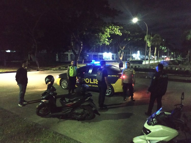 Patroli Mobile Pimpinan Kanit Reskrim Di Tiga Lokasi Kondusif