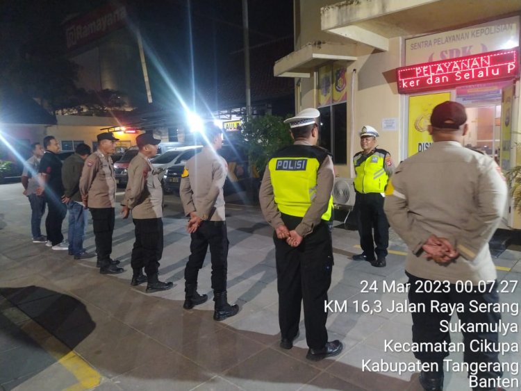 Apel Cipkon Antisipasi Guantibmas Di Mako Polsek Dan Patroli Mobile Jelang Sahur