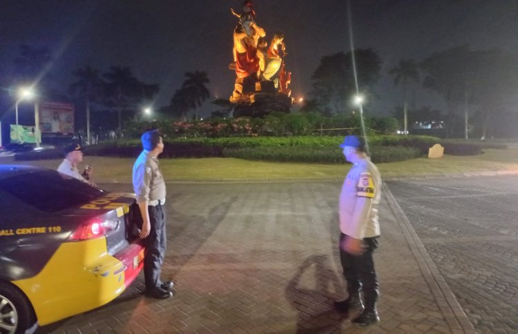 Beri Rasa Aman, Patroli Ops Cipkon Personil Polsek Cikupa di Darkum Polsek Cikupa Polresta Tangerang Polda Banten