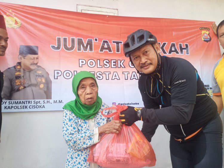 Giat Jumat Berkah Kapolsek Cisoka Polresta Tangerang Polda Banten