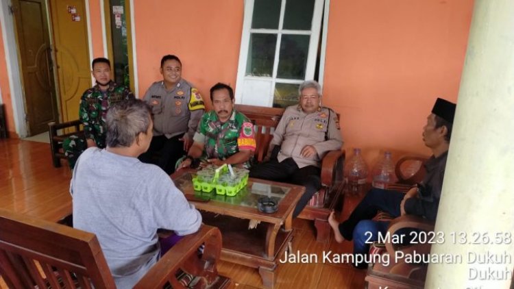 Sinergi Tiga Pilar, Bhabinkamtibmas Polsek Cikupa Polresta Tangerang Laksanakan Sambang