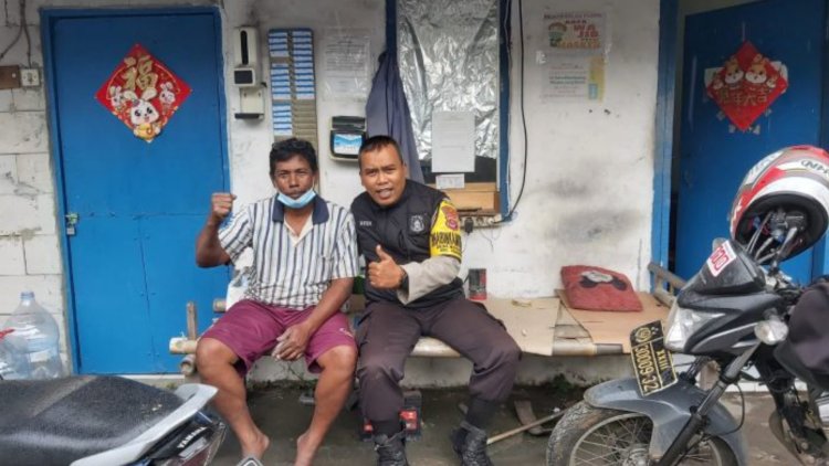 Bripka Dede Andri Nurrohman Laksankan Patroli Preventif Dan Sambang DDS, Bhabinkamtibmas Polsek Panongan Titipkan Pesan Kamtibmas