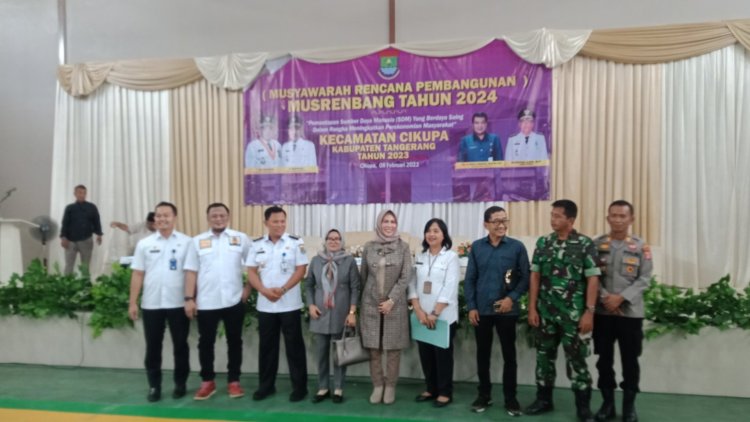 Camat Cikupa, Supriyadi S.STP.,M.I.P, Hadiri Musrembang Di Gedung Serba Guna Desa Talaga  Masyarakat