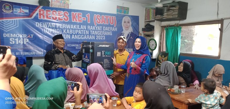 Nonce Thendean, SH Gelar Reses Ke 1 (Satu) Serap Aspirasi Warga Sukanagara Dan Berikan Bantuan Soon System