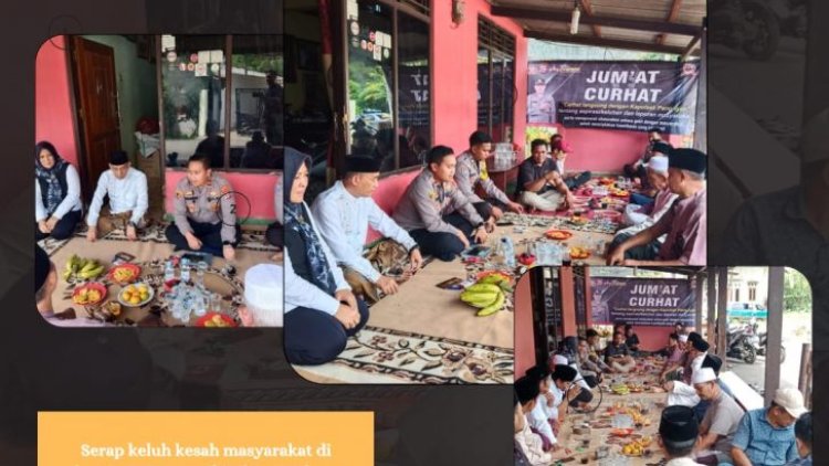 Serap Keluh Kesah Masyarakat, Kapolsek Panongan Melaksanakan Kegiatan Jum’at Curhat Dikampung Panyembir Desa Serdang Kulon Kec. Panongan