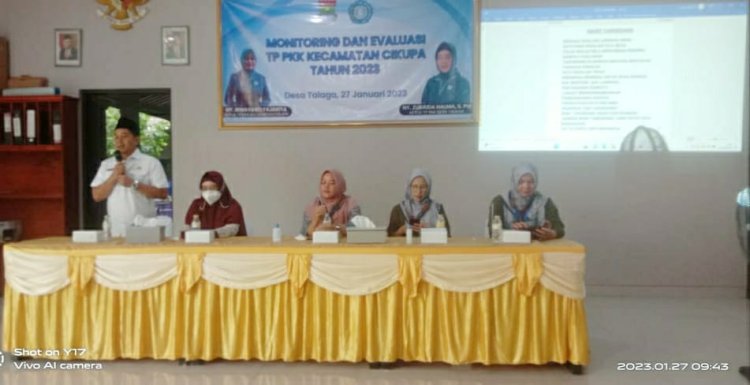 Kecamatan Cikupa Monitoring Dan Evaluasi 10 Program Poko TP PKK Di Desa Talaga Tahun 2023 Kabupaten Tangerang