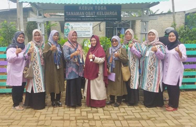 Monitoring Dan Evaluasi Kunjungi TP PKK Kecamatan Cikupa Tahun 2023, Desa Talaga Kecamatan Cikupa Kab.Tangerang