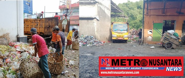 Sambil Komsos Pengelola Pasar Tradisional Dan Pedagang Imbau Untuk Menjaga Kebersihan Lingkungan