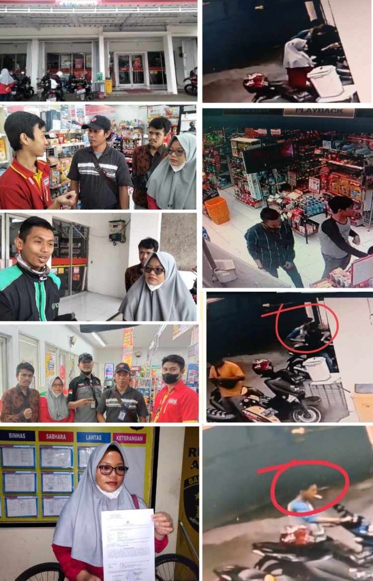 Aksi Pencurian Sepeda Motor di Malam Hari Terekam CCTV