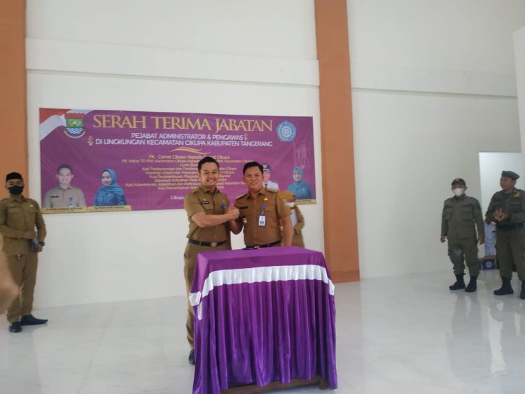 Sertijab Camat Cikupa Berlangsung Lancar