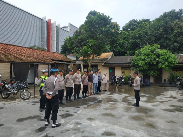 Apel Pagi Bersama Personil Polsek Cikupa Langsung Dipimpin Oleh Wakapolsek Cikupa Akp Udiyano
