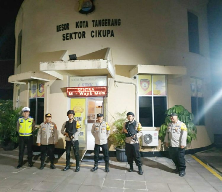Kegiatan Apel Ops Cipkon Rayon I Di Polsek Cikupa Polresta Tangeran