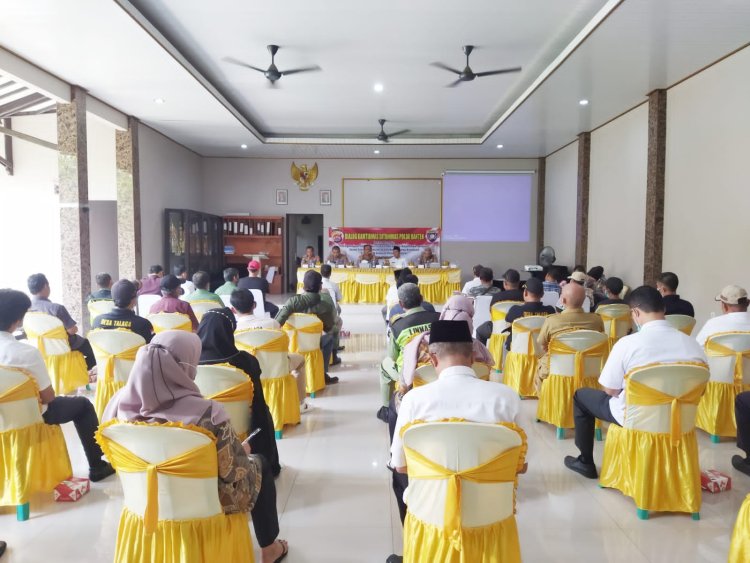 Dialog Kamtibmas Ditbinmas Polda Banten Ajak Warga Desa Talaga Cegah Kenakalan Remaja