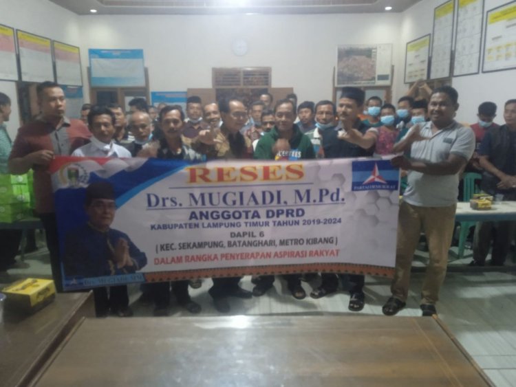 Reses DPRD Komisi lll,aspirasi perangkat desa agar silfa segera di bayar.