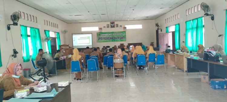 Lokakarya mini melibatkan semua lintas sektor kecamatan dan desa