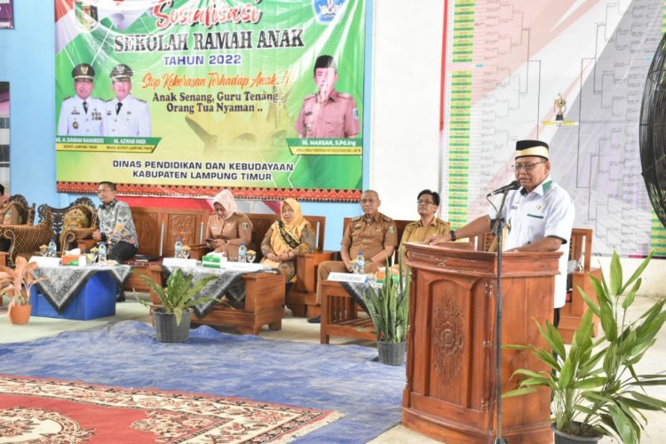 Bupati hadiri sosialisasi kekerasan terhadap anak di sekolahan