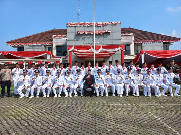 Kecamatan Cikupa Gelar Upacara HUT RI Ke 77, 17 Agustus 2022 Di Halaman Kecamatan
