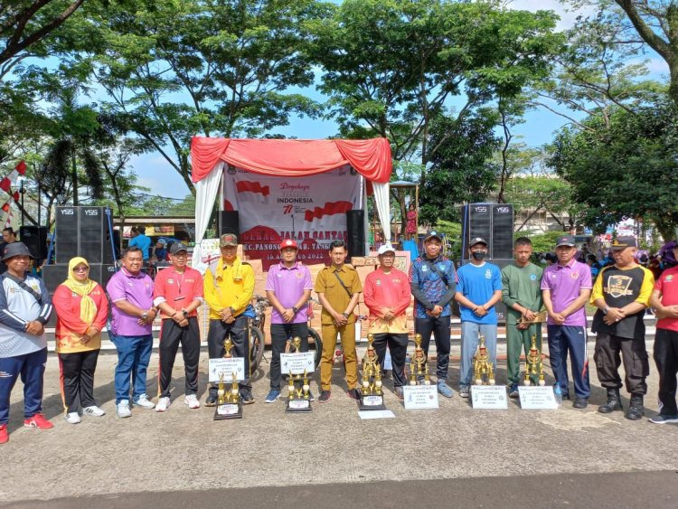 Kecamatan Panongan Gelar Berbagai Perlombaan Dan Pameran UMKM Menyambut HUT RI Ke 77