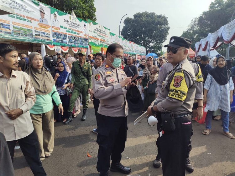 Pengamanan Kunjungan Kerja PIt. Bupati Bogor Dalam Rangka Boling (Bogor Keliling/Saba Desa) Tingkat Kabupaten Bogor Tahun 2023