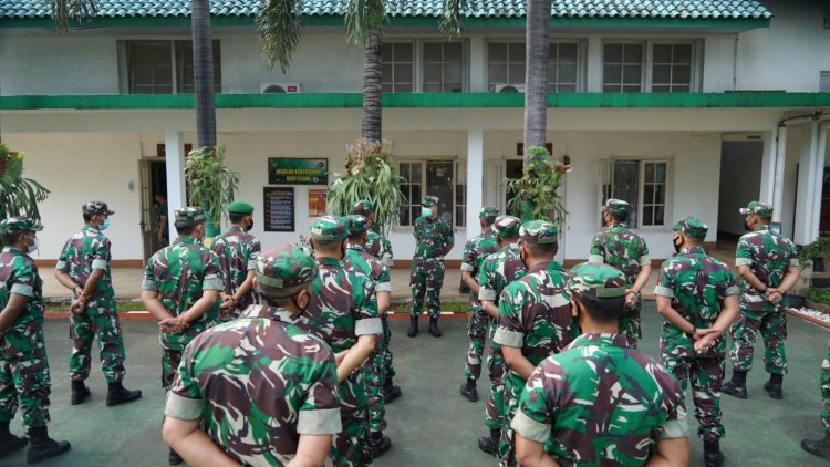 Kasrem 061/Sk Ingatkan Anggota Yang Masuk Satuan Baru Untuk Bekerja Lebih Maksimal