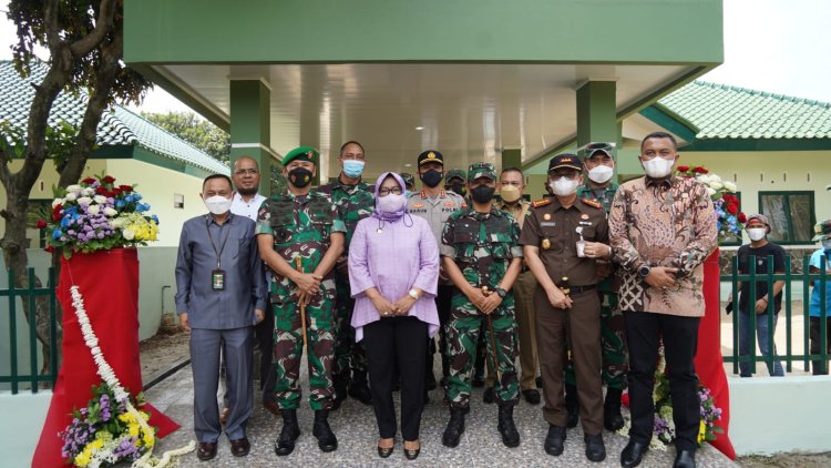 Danrem 061/Sk Bersama Bupati Kab Bogor Resmikan Pembangunan Rehab Rumdis Kodim 0621/Kab Bogor