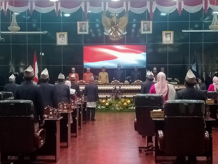 DPRD Metro Gelar Sidang Paripurna Peringati HUT Ke 86 Tahun 2023, Kota Metro