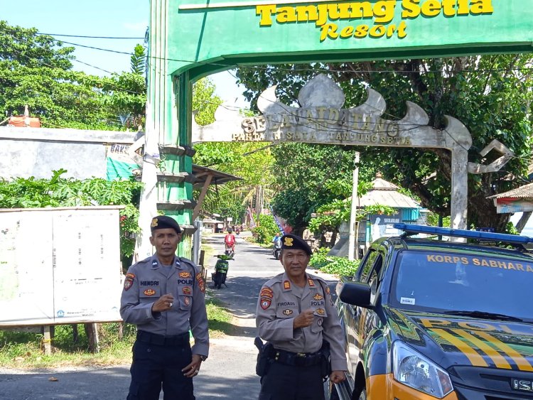 Polres Pesibar Tingkatkan Patroli Menjelang kejuaraan surfing internasional  Krui Pro WSL tahun 2023