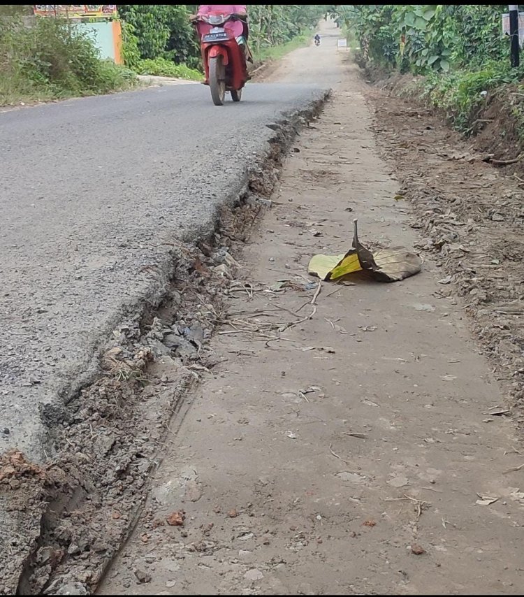 Diduga tidak menggunakan bahan material sesuai spesifikasi, Pekerjaan Rp.24,5 M Dinas PUPR Lamsel, sekretaris komando Garuda sakti aliansi Indonesia angkat bicara