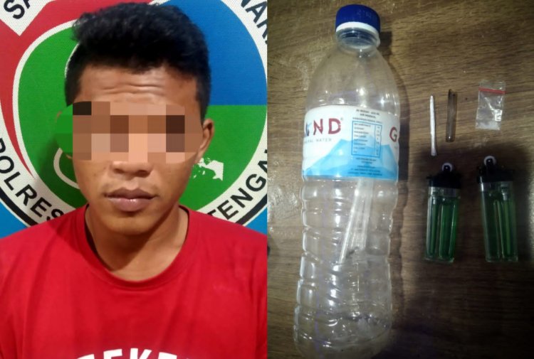 Seorang pria pemakai sabu ditangkap polisi dalam ops Antik krakatau 2023
