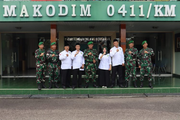 Kesti TTKKDH Kota Metro, Adakan Kunjungan Audiensi ke Kodim 0411 Kota Metro