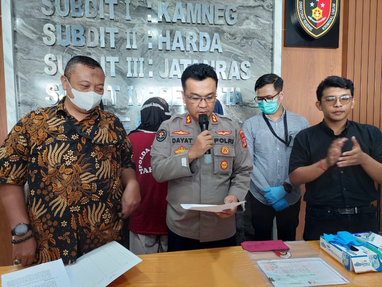 Tega tipu korbannya hingga ratusan juta Rupiah, YS, wanita asal Sleman, Calo tes masuk Polisi, diamankan Polda Lampung