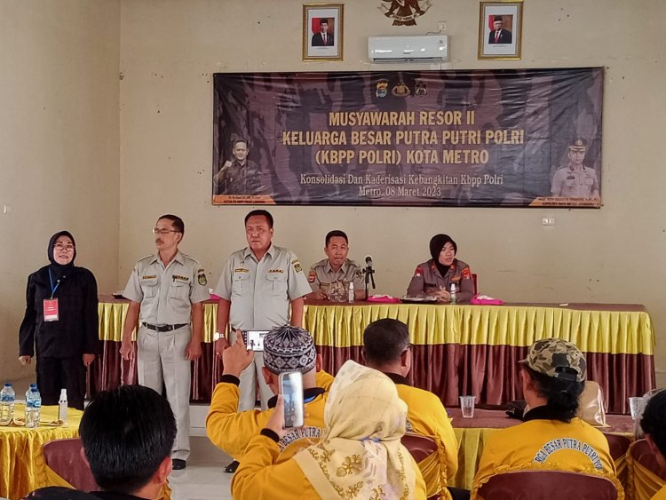 Samsul Hidayat SE terpilih menjadi ketua Resot KBPP polri wilayah metro, siap bersinergi dengan Polri