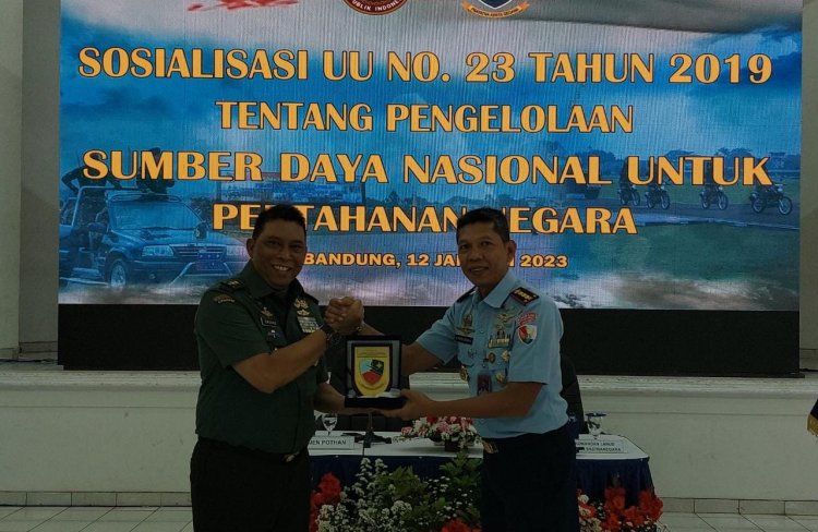 Komandan Lanud Husein Sastranegara Buka Sosialisasi UU No 23 tahun 2019