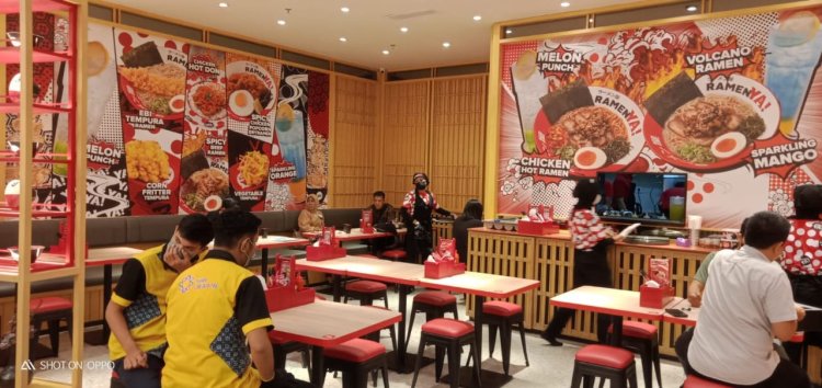 Restoran di kenal sebagai ramen,sangat menyentuh lidah