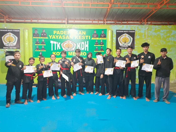 Yayasan TTKKDH Kota Metro Meraih (3) mendali emas (2) perunggu.