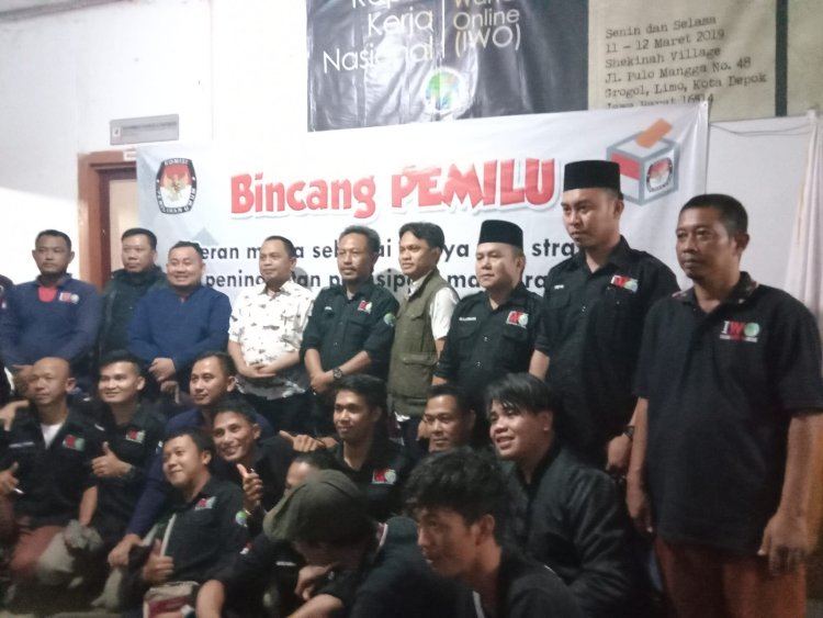 Demi Terwujudnya Pemilu Berintegritas, KPUD Lampura Dan PD-IWO Diskusi Bareng
