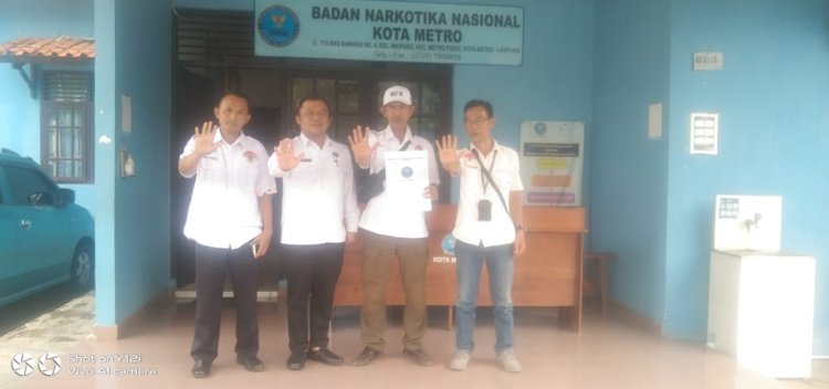 DPC GPAN Metro, kenalkan diri Ke Tiga Lembaga