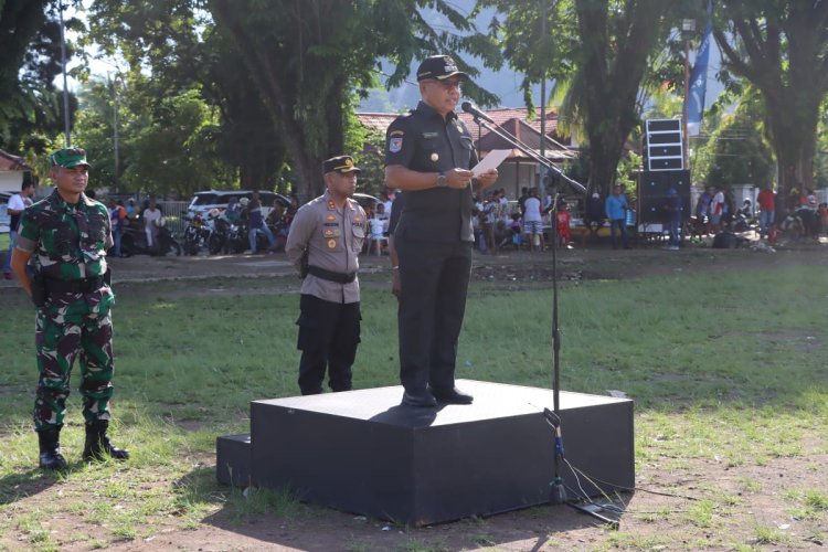 Pimpin Apel Gelar Pasukan Operasi Lilin Cartenz, Pj. Bupati Kepulauan Yapen Cyfrianus Y. Mambay Optimis Perayaan Nataru Aman, Nyaman, dan Damai