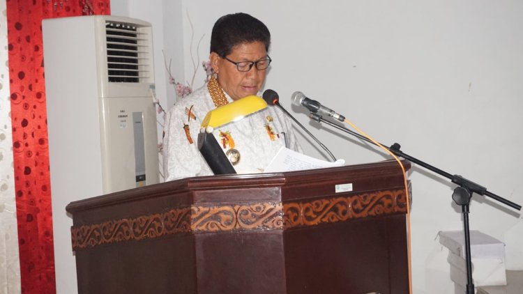 Penetapan dan Pelantikan Sekda Kabupaten Kepulauan Yapen "Sudah Sesuai dengan Prosedur Undang-undang" Tegas Bupati Tonny Tesar, dalam Rapat Paripurna IV 