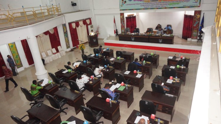 Paripurna III, Pandangan Umum Fraksi DPRD Tanggapi LKPj Pelaksanaan APBD TA. 2021