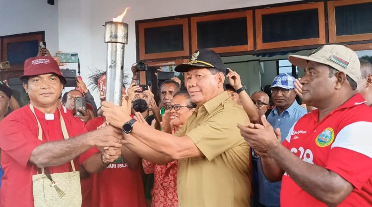 Semangat Api Obor Sidang Sinode GKI Ke-18, Momentum Pertumbuhan dan Inovasi Gereja-gereja GKI di Tanah Papua, Harap Wakil Ketua II DPRD 