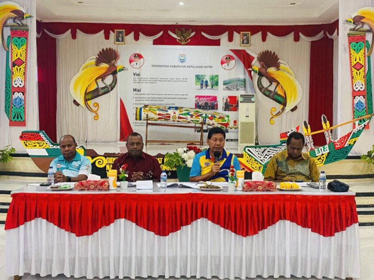 Tingginya Peminat Prodi Magister Ilmu Hukum, Pengelola Uncen Kampus II Serui Gelar Rapat Koordinasi bersama Bupati Kepulauan Yapen dan Calon Mahasiswa