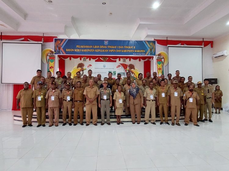 Buka Pelaksanaan Ujian Dinas, Ini Pesan Plt Sekda Erny R. Tania Kepada ASN