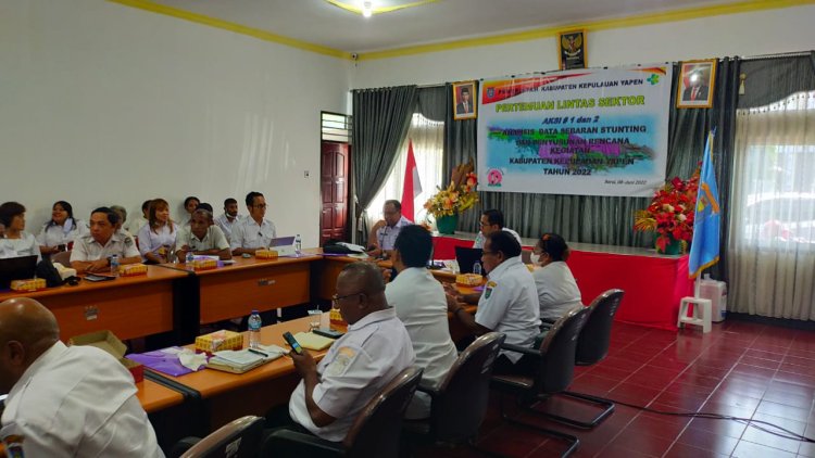 Plt Sekretaris Daerah Erny R. Tania Buka Kegiatan Konvergensi Lintas Sektor Dalam Upaya Percepatan Penurunan Stunting Terintegrasi