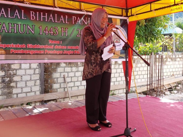 "Pandopo Joglo Panjawi dapat Cepat Rampung bilamana dilandasi Silahturahmi yang Kokoh" pesan Plt Sekretaris Daerah Erny R. Tania pada Acara Halal Bihalal
