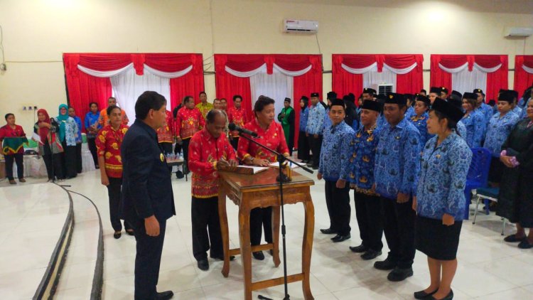 287 CPNS Formasi Tahun 2018 Resmi Dilantik..!! Ini Pesan Bupati Yapen