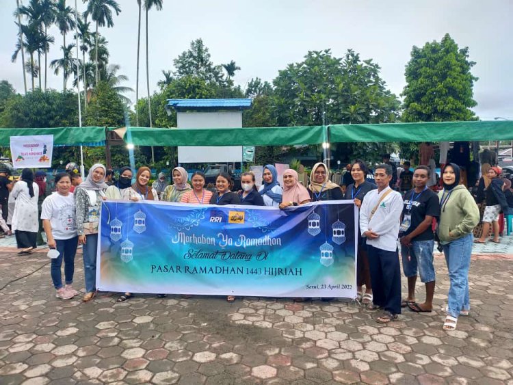 Gelar Pasar Ramadhan Menjelang Lebaran, LPP RRI Serui Gandeng Sejumlah UMKM, Ayoo Berkunjung ...!